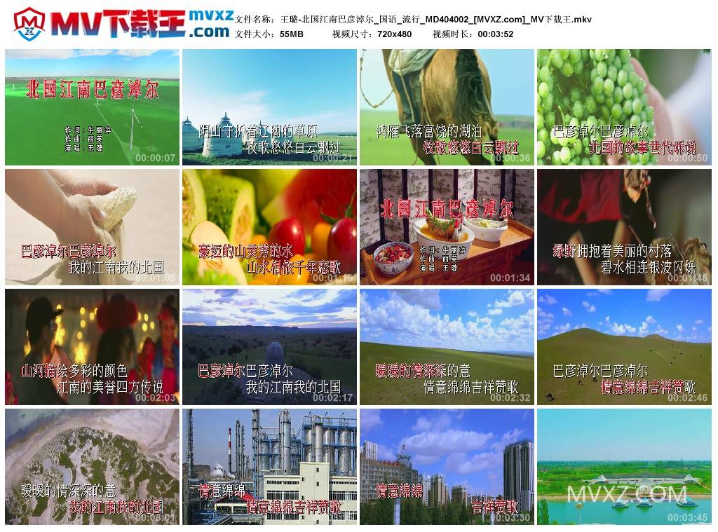 王璐-北国江南巴彦淖尔_国语_流行_MD404002
